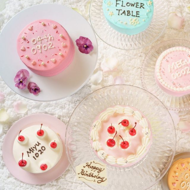 センイルケーキのバースデープランが名古屋 栄 The Flower Table ザ フラワーテーブル でスタート 日刊ケリー