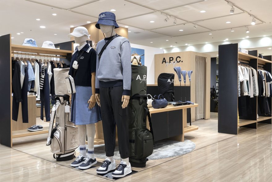 中京圏初！「A.P.C. GOLF POP-UP STORE」が松坂屋名古屋店で期間限定オープン。