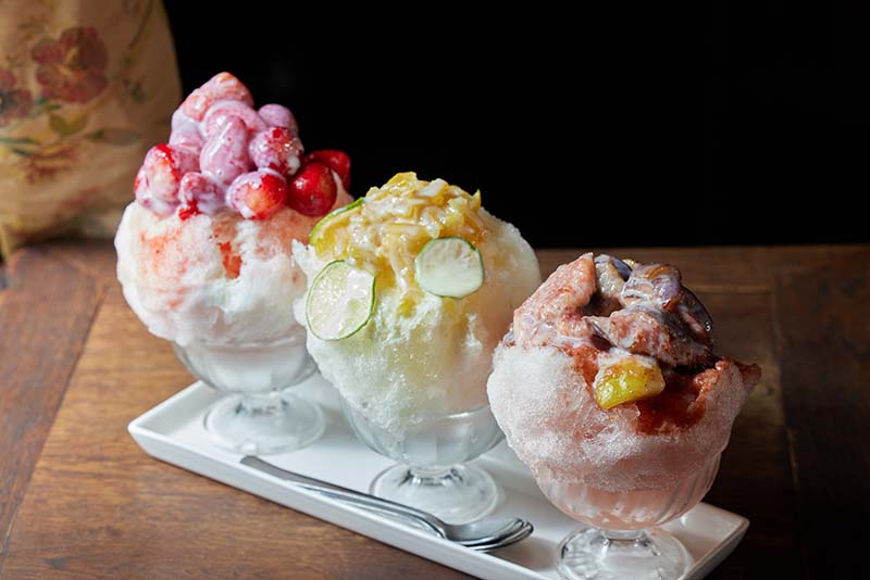 果実ゴロゴロ♪ 3種類のミニかき氷の食べ比べが楽しい！愛知・扶桑町のカフェ「Gallay&Cafe コントレール」