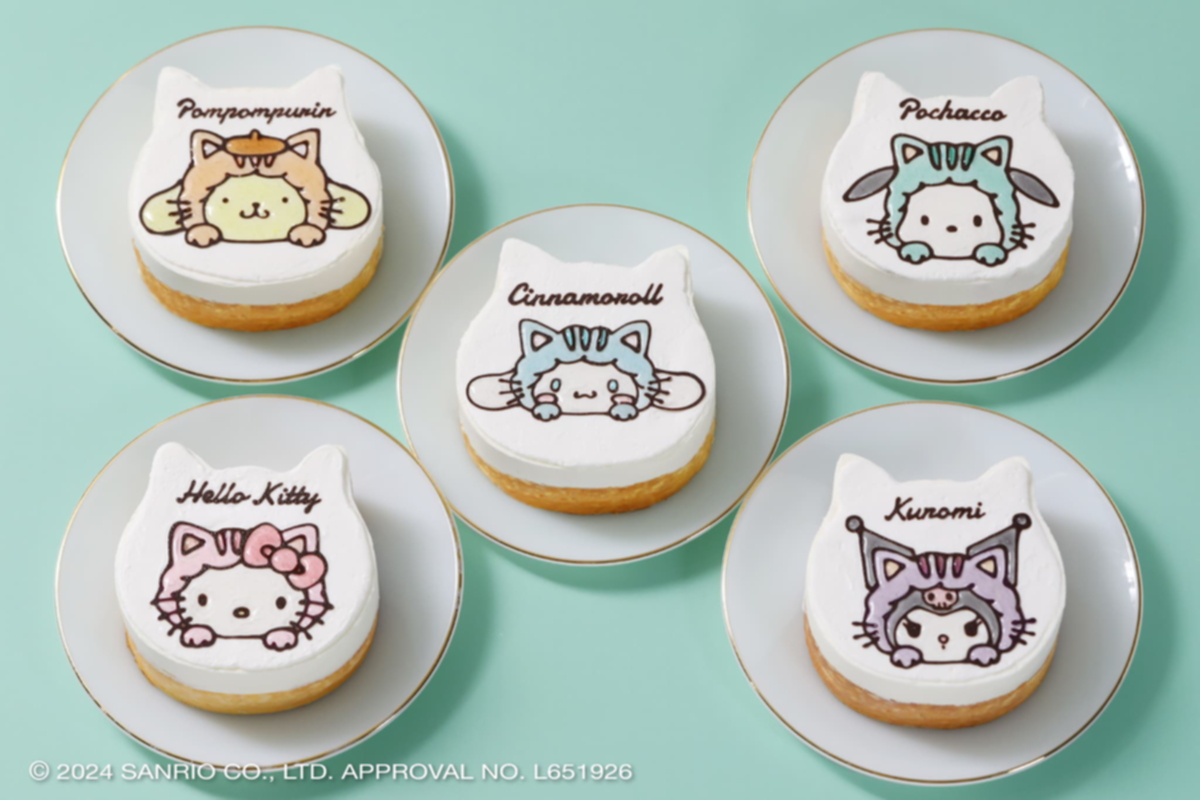 【期間限定】オリジナルイラストのトリコに♡ 「ねこねこ」×サンリオのキャラクター初のコラボレーションケーキが登場