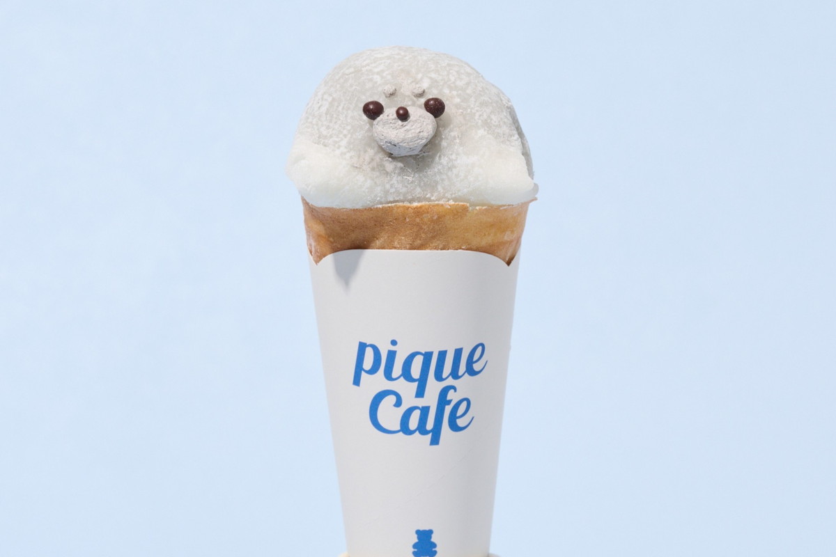 ジェラート ピケ カフェ」から“あざらしスイーツ”が登場！黒ごまの風味