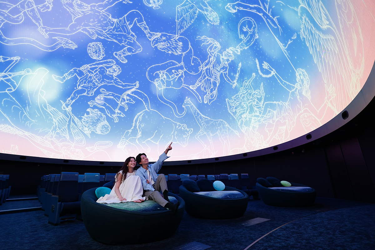 コニカミノルタプラネタリウム満天NAGOYA」で叶う♪非日常の星空
