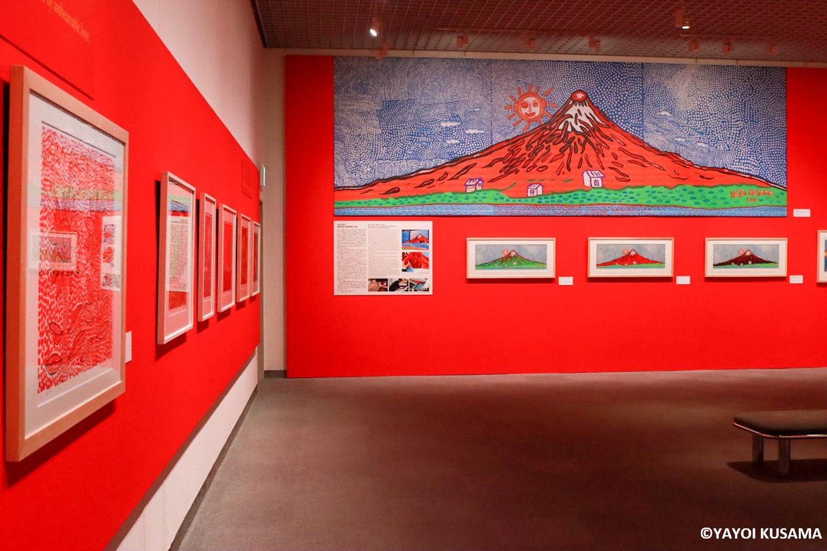 水玉や網目の世界に引き込まれる！松坂屋美術館で草間彌生さんの版画